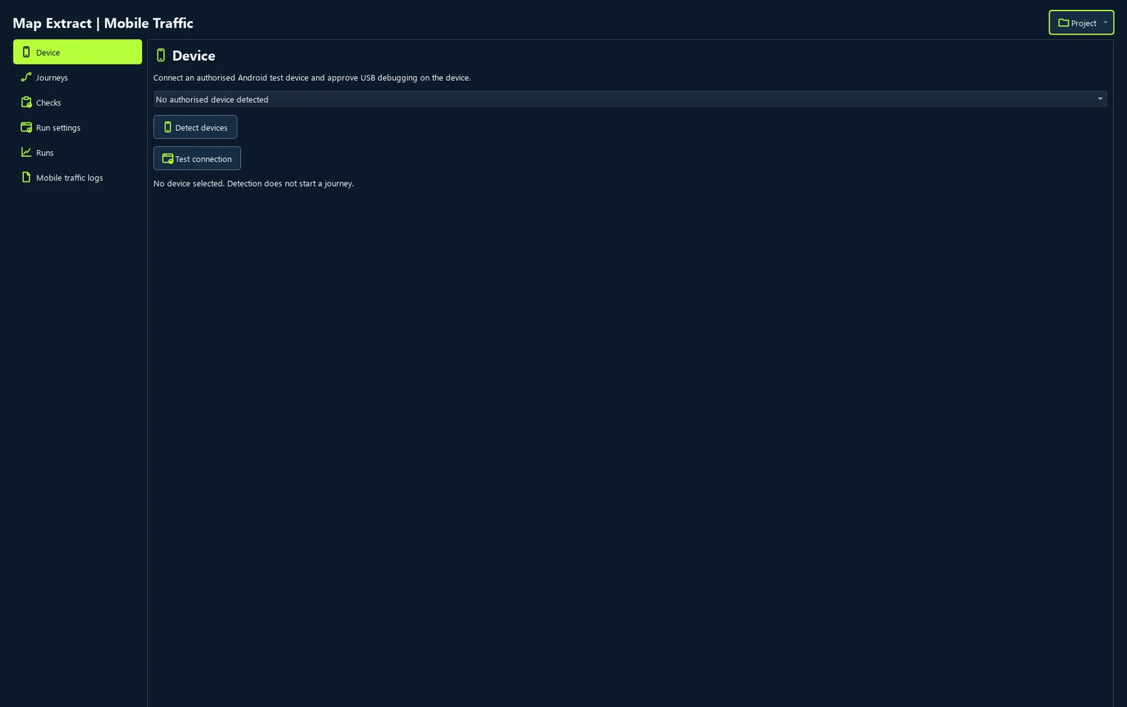 mobile website testing: Device