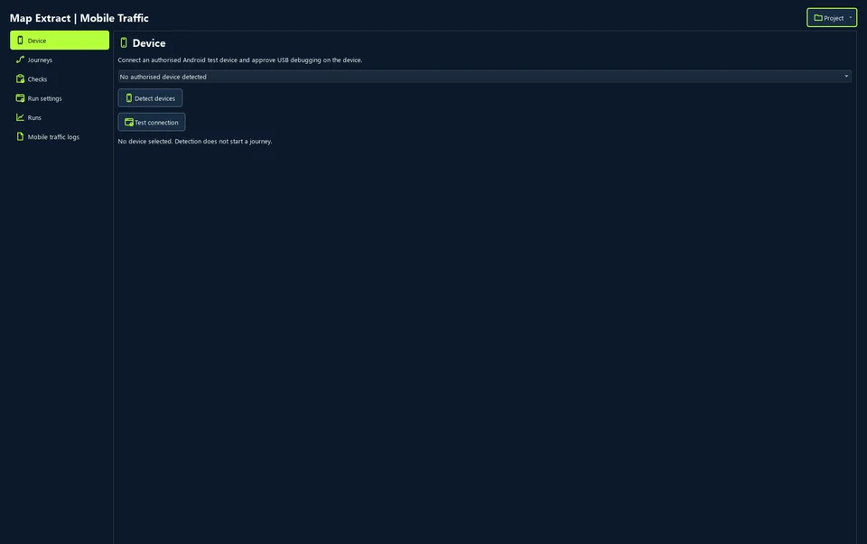mobile website testing: Device