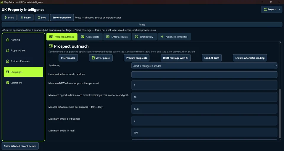 Preview a configured digest