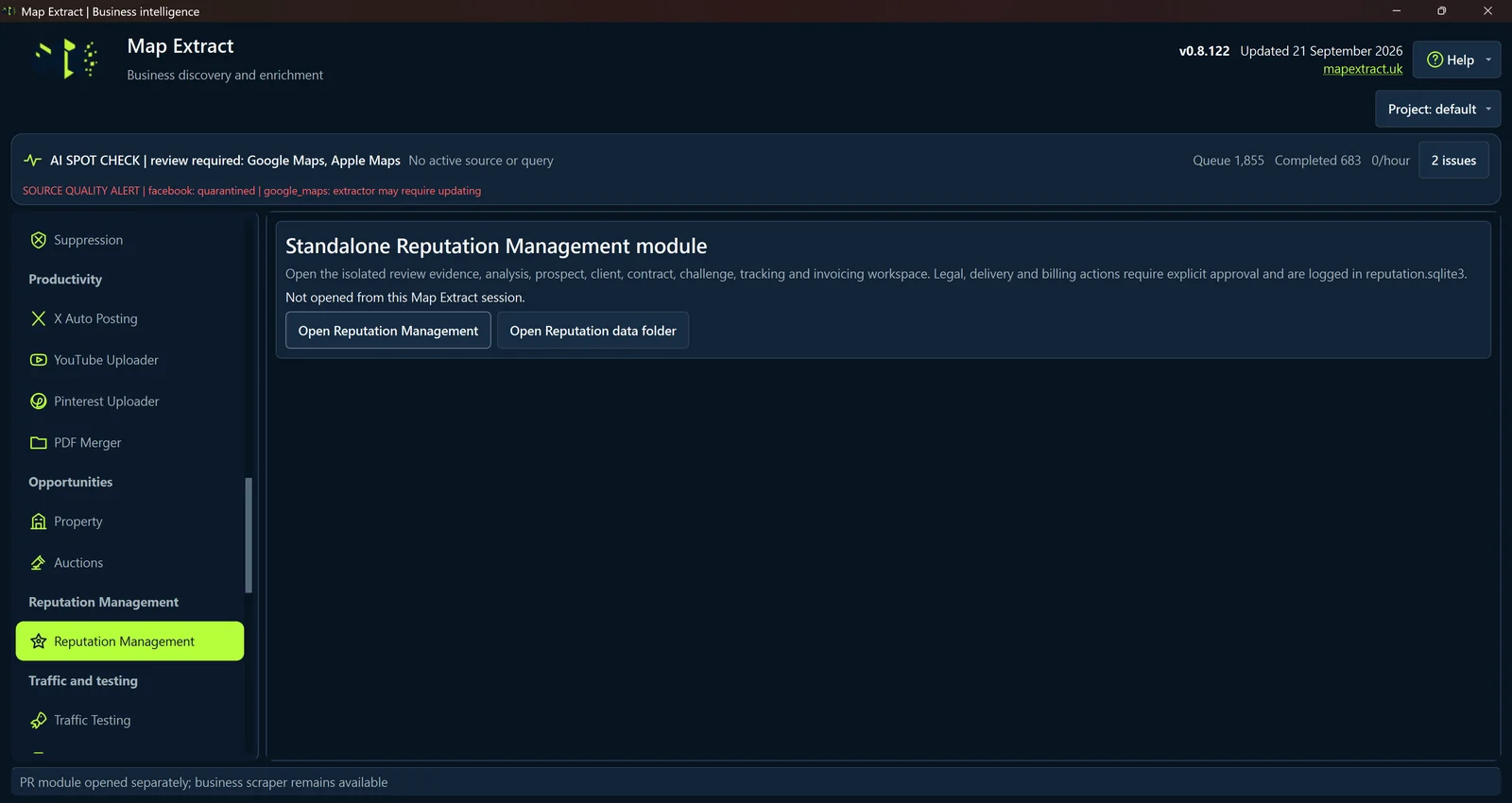 Reputation Management Software: Open Reputation Management