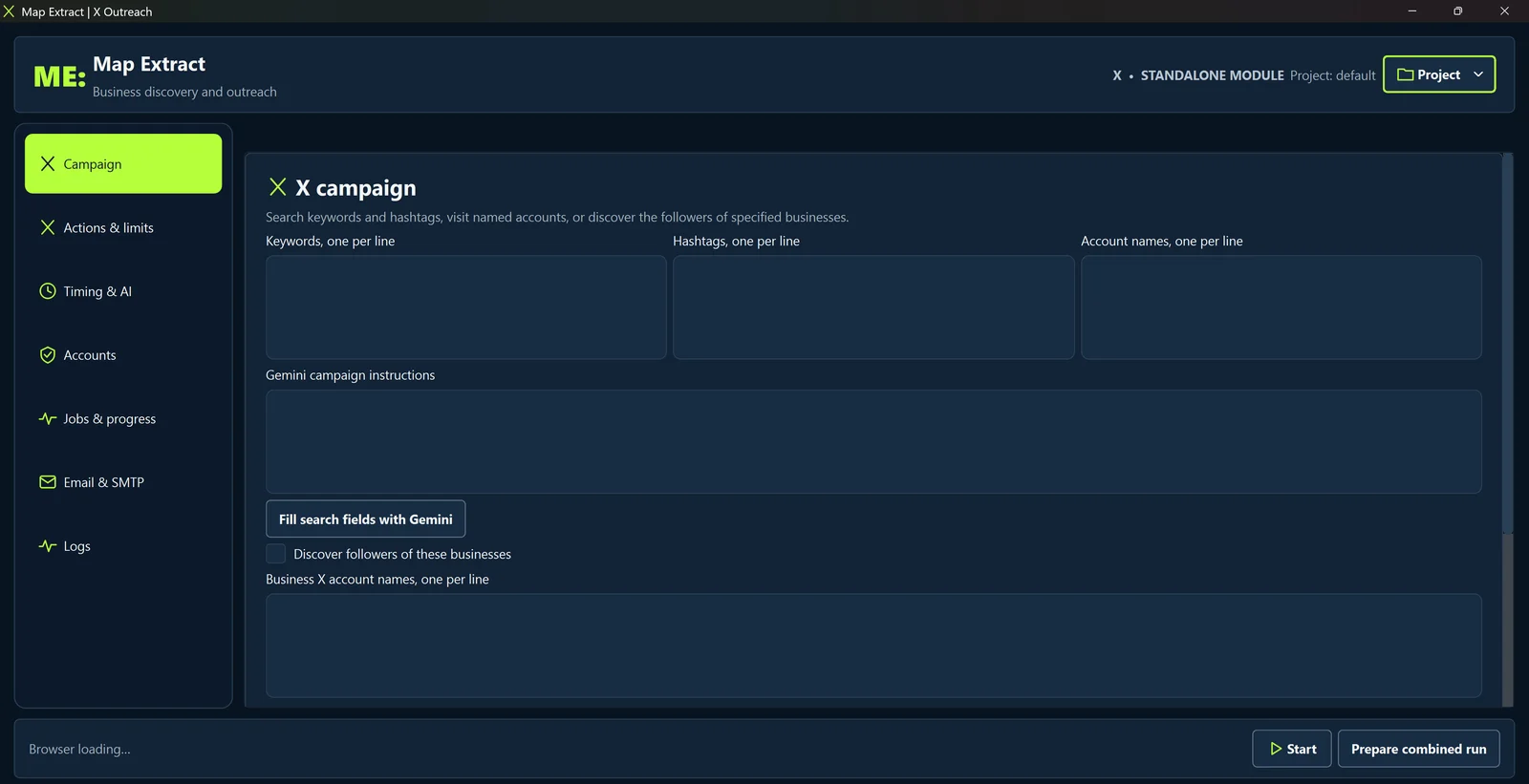 Define the campaign