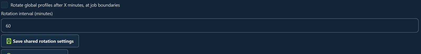 Select the global identity